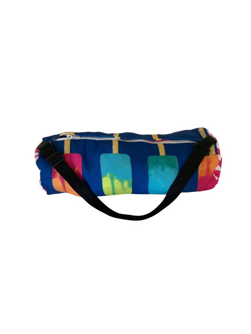 Isaac Mizrahi Reversible Picnic Blanket & Bag With Ice Cream Print